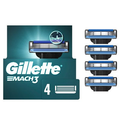 Gillette Mach3 Men's Razor Blade Refills - 4ct