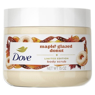 Dove Beauty Limited Edition Fall Holiday Treat Body Scrub - Maple Glazed Donut - 15oz