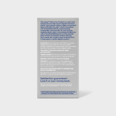 Critical Care Probiotic Capsules - 30ct - up&up