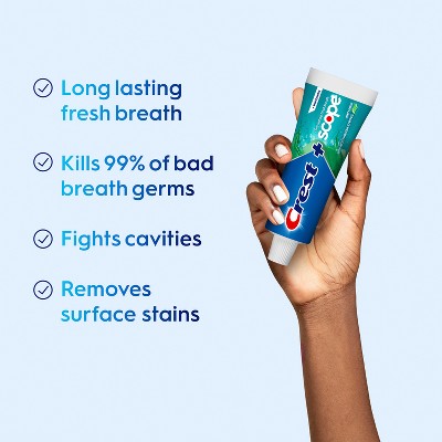 Crest + Scope Complete Whitening Toothpaste Minty Fresh - Trial Size - 2.7oz