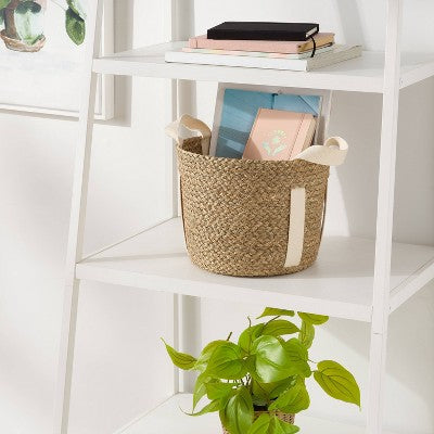 Braided Seagrass Round Basket - Brightroom