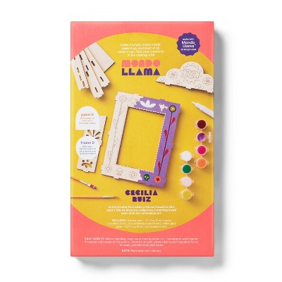 Dia de Muertos Craft Wood Mini Ofrenda Painting Kit - Mondo Llama