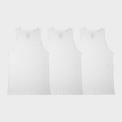 Pair of Thieves Men's 3pk SuperiAir Cotton Tank Top - White M