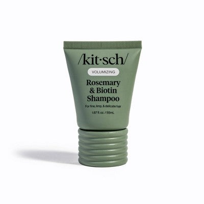 Kitsch Volumizing Rosemary & Biotin Liquid Shampoo - 1.87oz: For Fine Hair, Vegan Formula