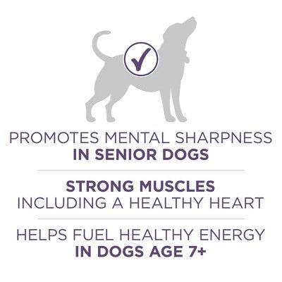 Purina ONE SmartBlend Vibrant Maturity Natural Chicken Flavor Dry Dog Food for 7+ Senior Dogs - 8lbs