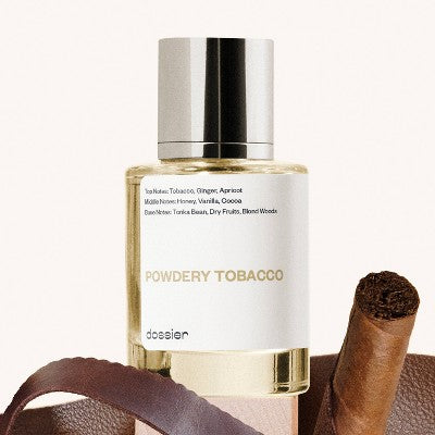 Dossier Women's Perfume - Powdery Tobacco - 50ml: Paraben-Free, Phthalate-Free, Vegan, Spray