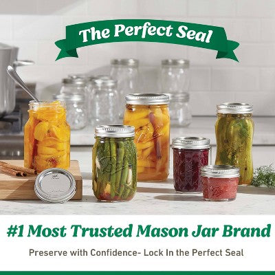 Ball 12pk Wide Mouth Mason Jar Lids Without Bands