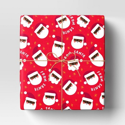50 sq ft Santa Christmas Gift Wrap Red - Wondershop??????? (LOCAL PICKUP ONLY)