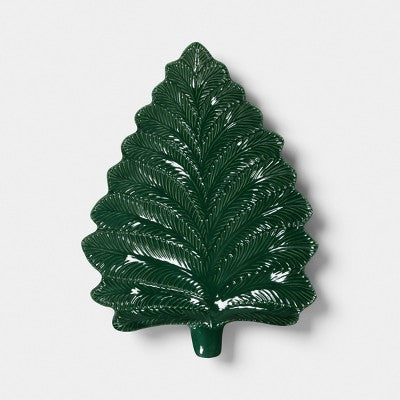 Stoneware Trees Figural Serving Platter - Threshold