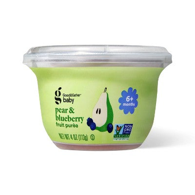 Pear Blueberry Baby Food - 4oz - Good & Gather