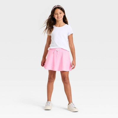 Girls' Knit Skort - Cat & Jack Pink M