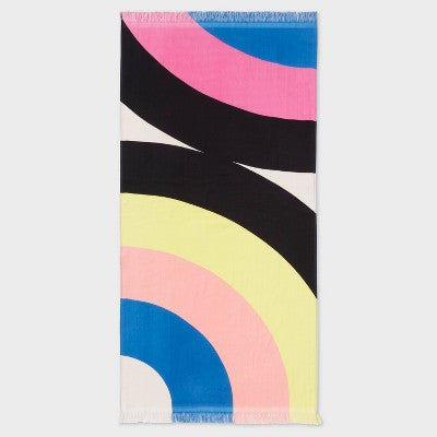 Circle Print XL Sand Resist Beach Towel - Sun Squad