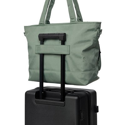 Altitude 19" Tote Bag with Laptop Pocket and Adjustable Shoulder Strap - Sage Green