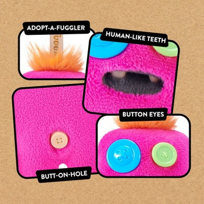 Fuggler Baby Pinkles Sasquoosh Stuffed Animal