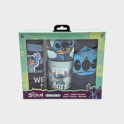 Men's Lilo & Stitch Socks - Assorted Blues 6-12