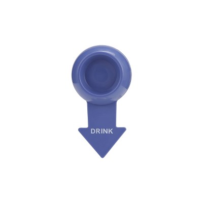 Ice Luge and Spin the Shot Glass Drink Kit Blue: Vivitar Polypropylene Shot Glass Set with Ice Mold, Contemporary Style