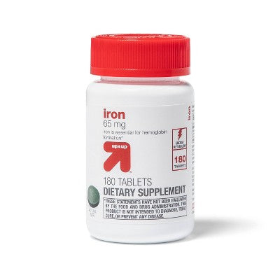 Iron Dietary Supplement Tablets - 180ct - up&up