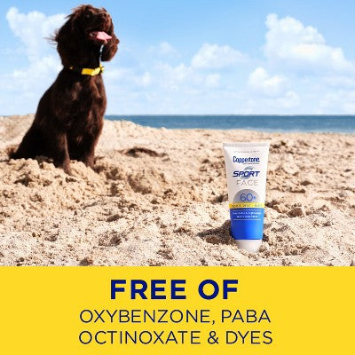 Coppertone Sport Face Lotion - SPF 60+ - 2.5 fl oz