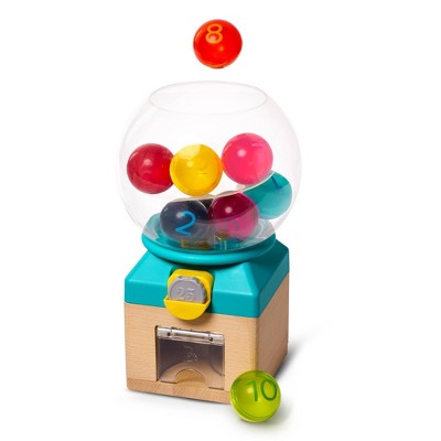 B. toys Rainbow Gumballs - Colors & Numbers Gumball Machine