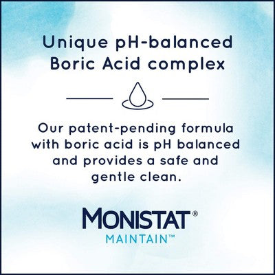 Monistat Maintain Boric Acid Feminine Cleansing Wash - 16 fl oz