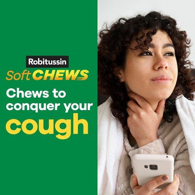Robitussin Long Lasting Cough Cooling Soft Chews - Berry - 20ct