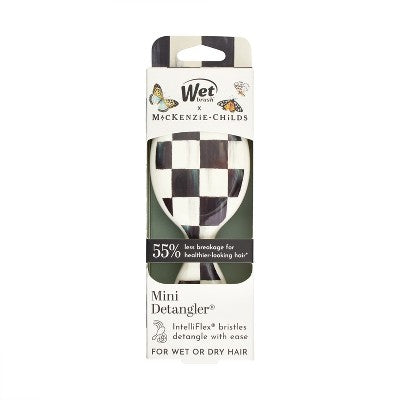 MacKenzie-Childs x Wet Brush Mini Detangler - Courtly Check