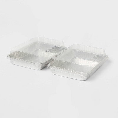 Aluminum Foil Cake Pan with Lids - 2ct - up&up