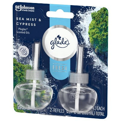 Glade Piso Liquid Air Freshener Refills - Fresh Sea Cypress - 1.34 fl oz/2ct