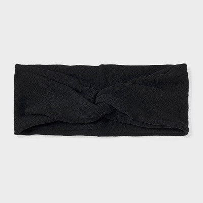 Suede Jersey Wide Headwrap - Universal Thread Black