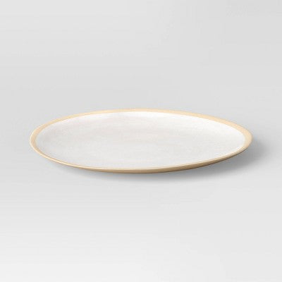 Coastal 10.5" Melamine Plastic Dinner Plate - Threshold - Ivory
