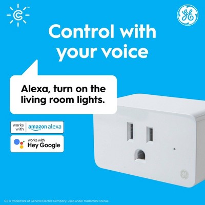 GE CYNC Indoor Smart Plug White
