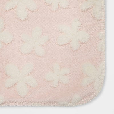 Plush Stroller Blanket Daisy - Cloud Island Pink