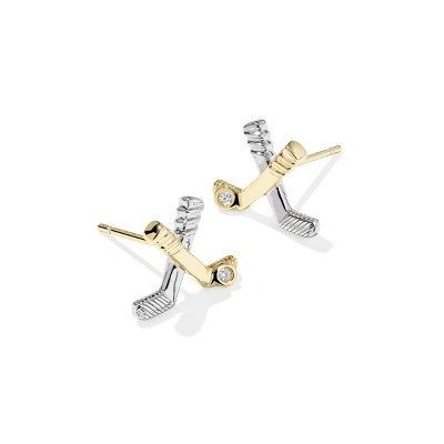 Kendra Scott Hockey Cubic Zirconia Stud Earrings - White