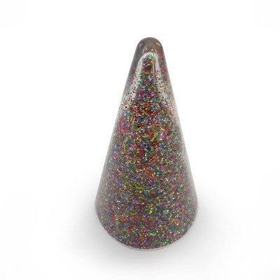 One Floor Glitter Filled Glass Tree - Bullseye's Playground