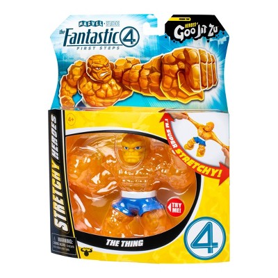 Fantastic 4 Heroes of Goo Jit Zu The Thing Stretchy Figure
