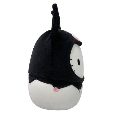 Hello Kitty 8" Squishmallows Plush in Kuromi Hoodie