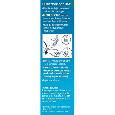 Systane Hydration Multi-Dose Preservative Free Dry Eye Drops - 0.34oz/2pk