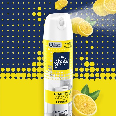 Glade Aerosol Air Fresheners - Lemon - 7.3oz