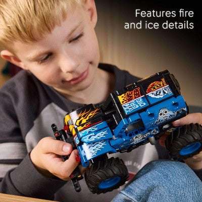 LEGO Technic Monster Jam Grave Digger Fire and Ice Building Toy 42219