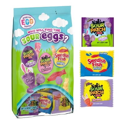 Swedish Fish, Sour Patch Kids' Easter Sour Eggs Candy Variety Pack - 36.1oz/80ct