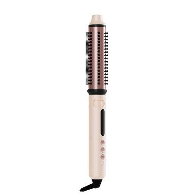 FHI Heat SwiftStyler Retractable Speed Styler Heating Curling Brush - Light Pink - 1"x1": Ceramic, All Hair Types, 5 Heat Settings