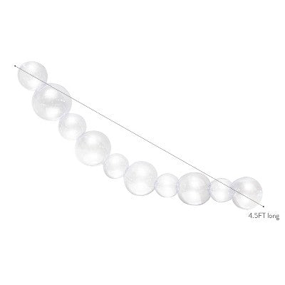 Minnidip Balloon Garland: 10 Cluster Strand in Clear