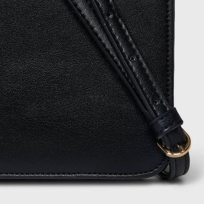 Flap Cell Phone Wallet - A New Day Black