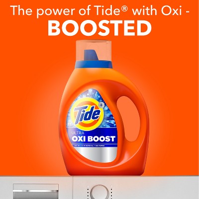 Tide Liquid Oxi Boost HE Laundry Detergent - 132oz