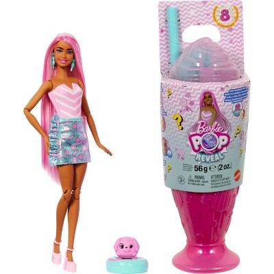 Barbie Pop Reveal Treat Series Doll & Accessories Set, Sweet Swirl