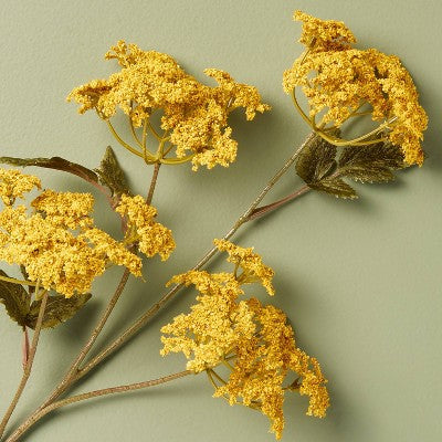 25" Yellow Sedum Stem - Hearth & Hand with Magnolia (LOCAL PICKUP ONLY)