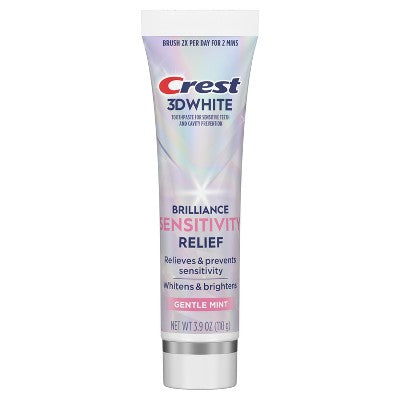 Crest 3D White Advanced Sensitivity Relief Toothpaste - 3.9oz