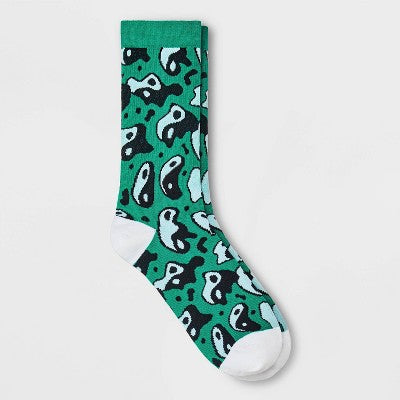 Men's Ying Yang Crew Socks - Original Use 6-12