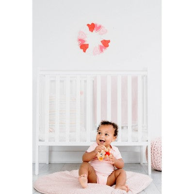 Pearhead Silicone Plush Teether - Dog - Valentine's Day
