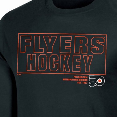 NHL Philadelphia Flyers Men's Long Sleeve Dark T-Shirt - M